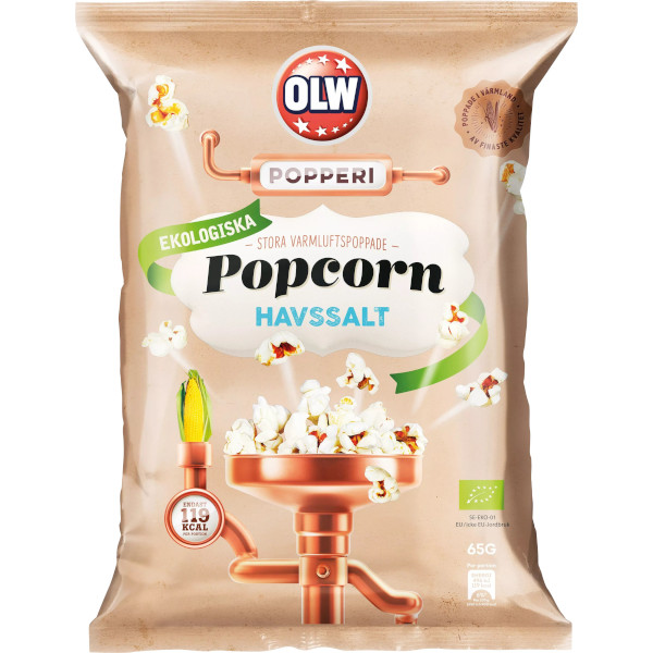 OLW Popcorn Havssalt Ekologiska