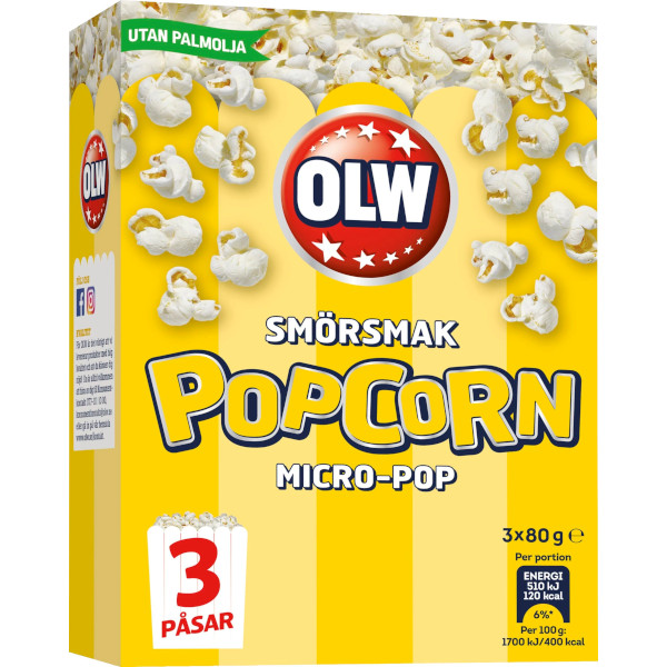OLW Micro-Pop Smörsmak