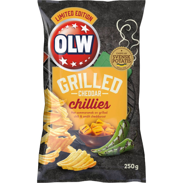 OLW Chips Grilled Cheddar Chillies