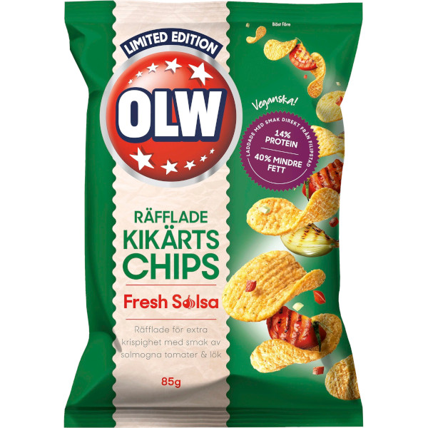 OLW Kikärtschips Fresh Salsa
