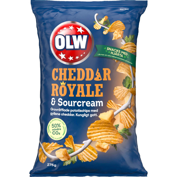 OLW Chips Cheddar Royale & Sourcream