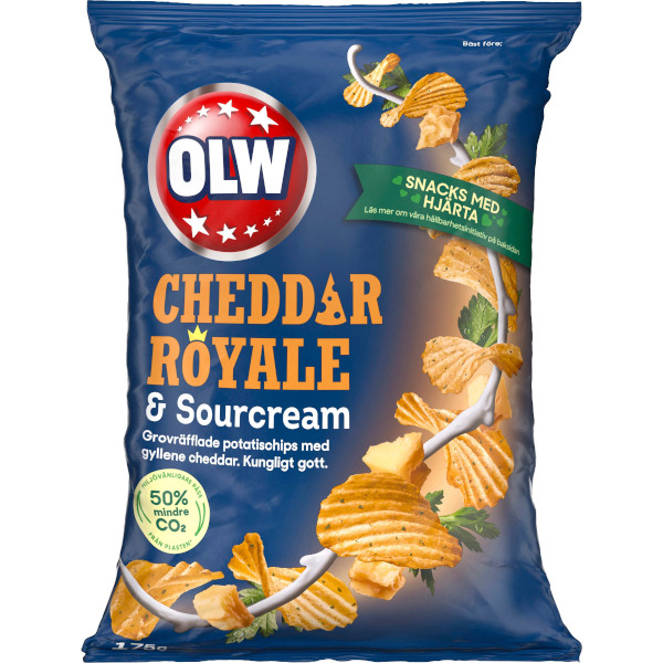 OLW Chips Cheddar Royale & Sourcream