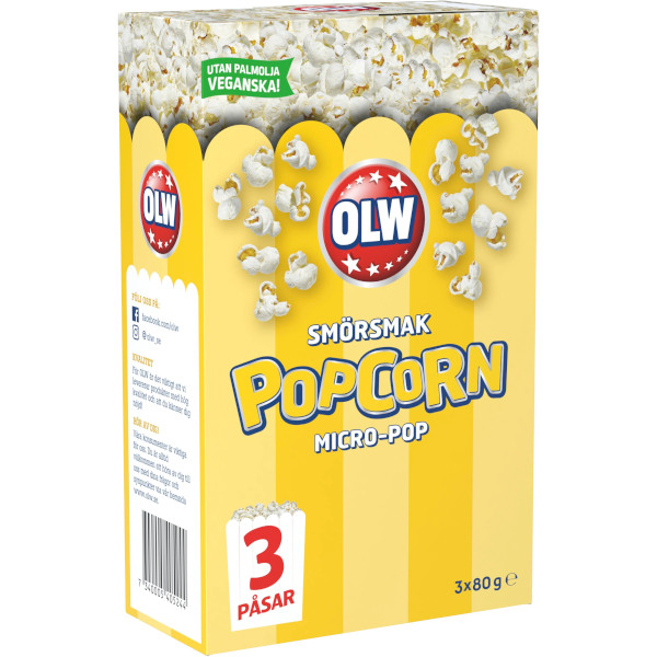 OLW Micro-Pop Smörsmak