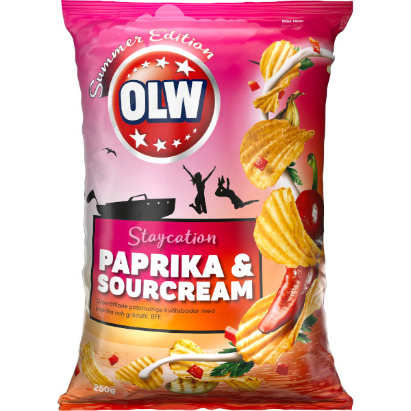 OLW Chips Staycation Paprika & Sourcream