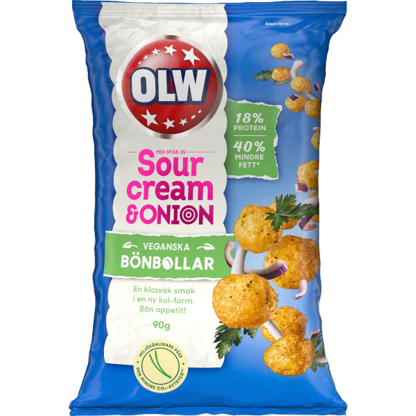 OLW Bönbollar Sourcream & Onion