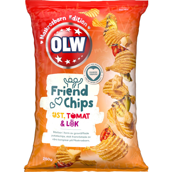 OLW Friend Chips Ost/Tomat/Lök