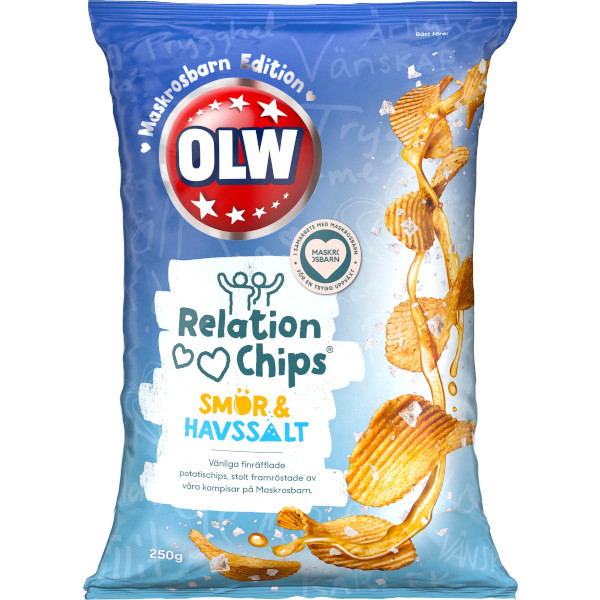 OLW Relation Chips Smör & Havssalt
