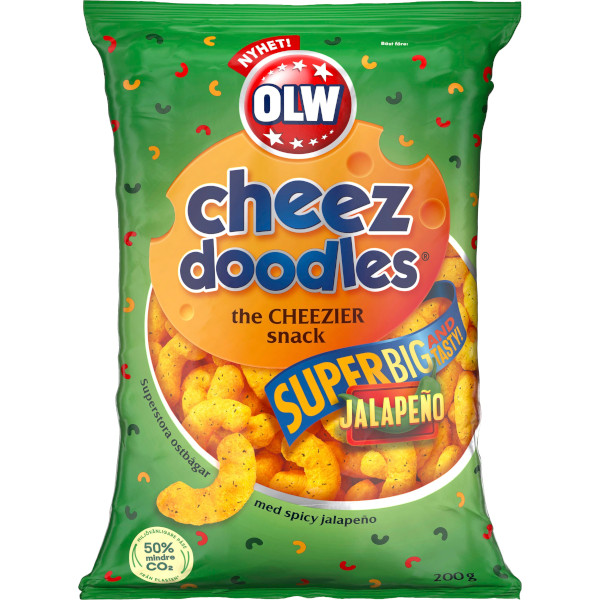 OLW Cheez Doodles Super Big Jalapeñp