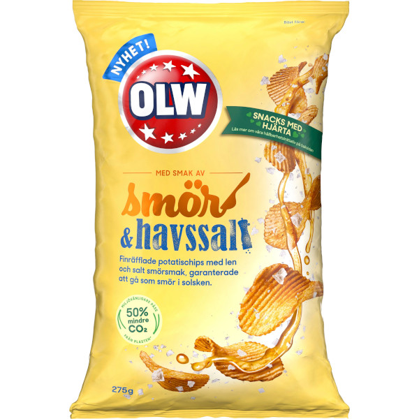 OLW Chips Smör & Havssalt