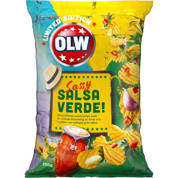 OLW Chips Sassy Salsa Verde
