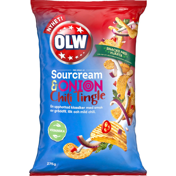 OLW Chips Sourcream & Onion Chili Tingle