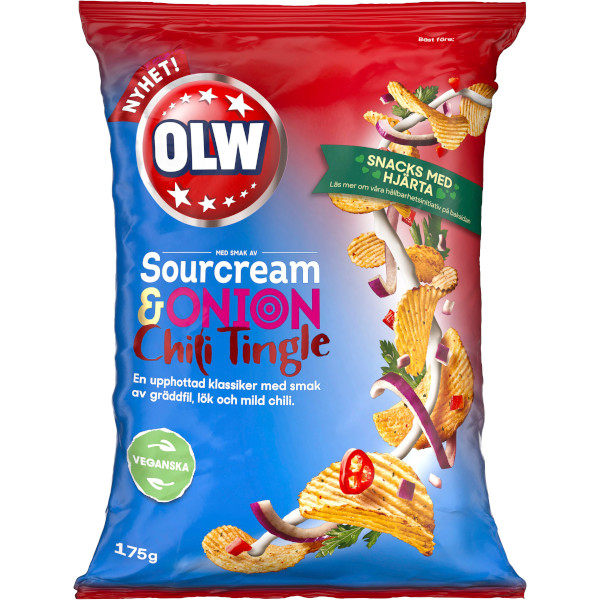 OLW Chips Sourcream & Onion Chili Tingle