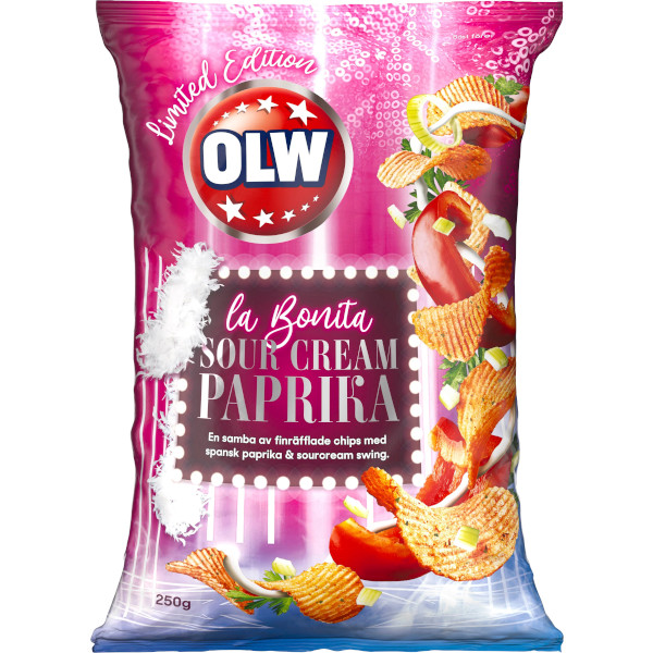 OLW Chips La Bonita Sour Cream Paprika