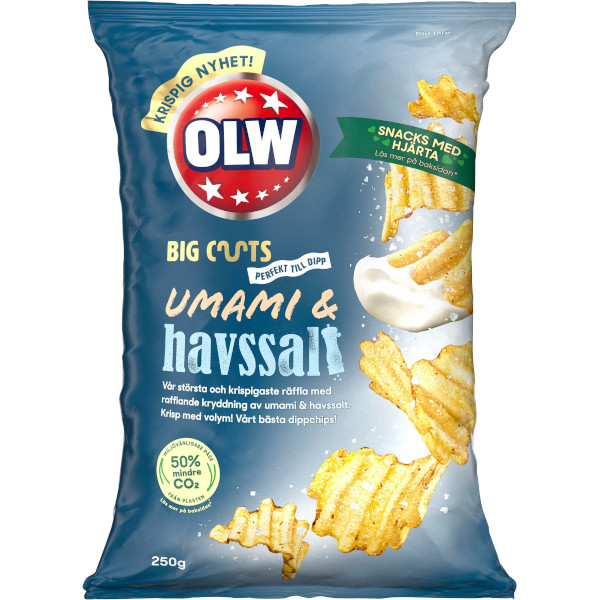 OLW Chips Big Cuts Umami & Havssalt