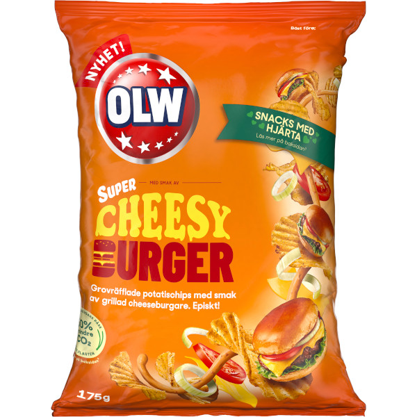 OLW Chips Super Cheesy Burger