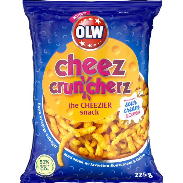 OLW Cheez Cruncherz Sourcream & Onion