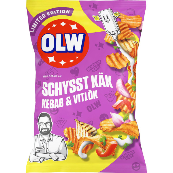 OLW Chips Schysst Käk Kebab & Vitlök