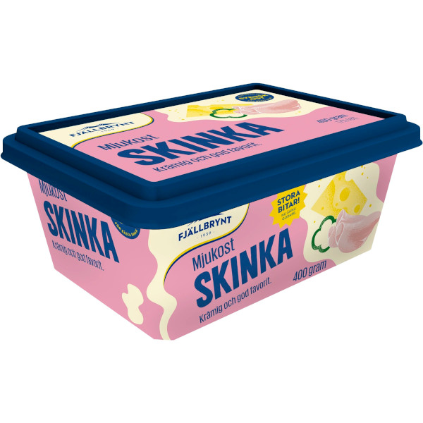 Fjällbrynt Mjukost Skinka