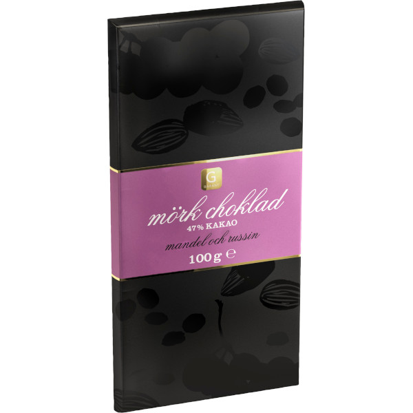 Garant Mörk Choklad Mandel & Russin