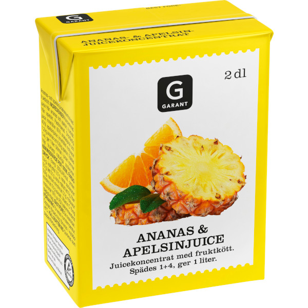 Garant Juice Ananas & Apelsin Konc