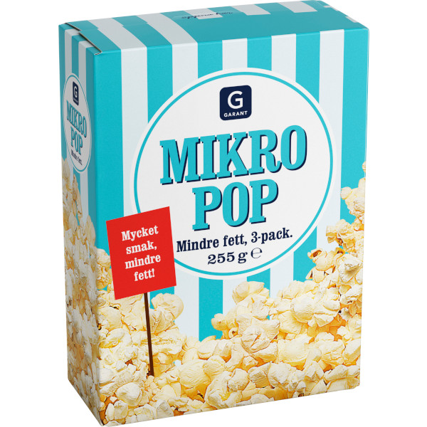 Garant Mikropop Mindre Fett