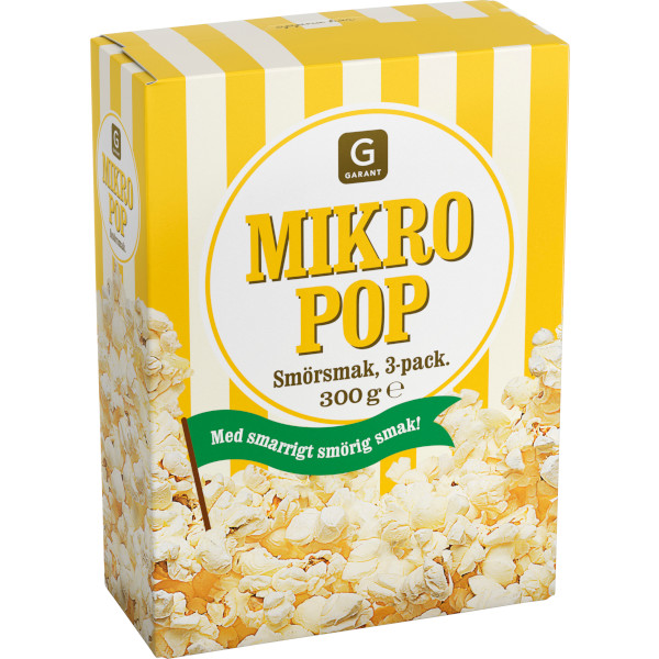 Garant Mikropop Smörsmak