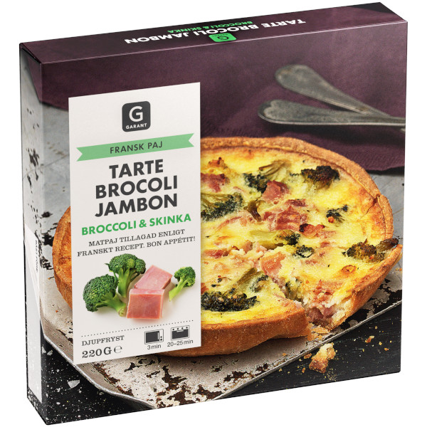 Garant Fransk Paj Tarte Brocoli Jambon