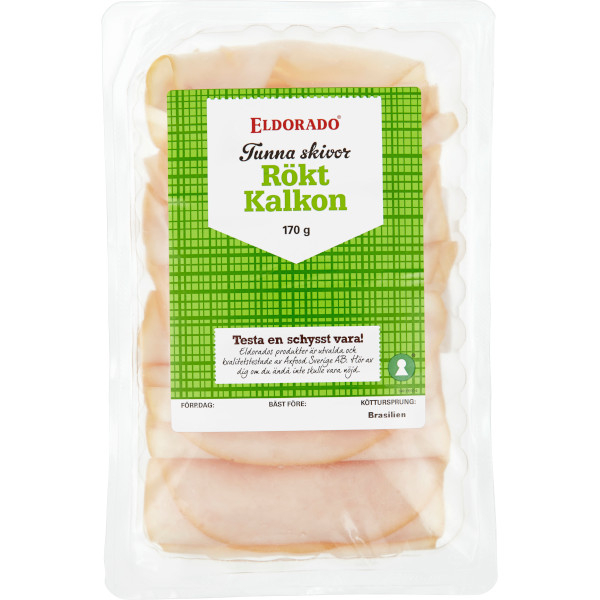 Eldorado Kalkon Rökt Tunna Skivor