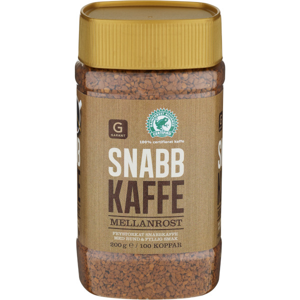 Garant Snabbkaffe Mellanrost