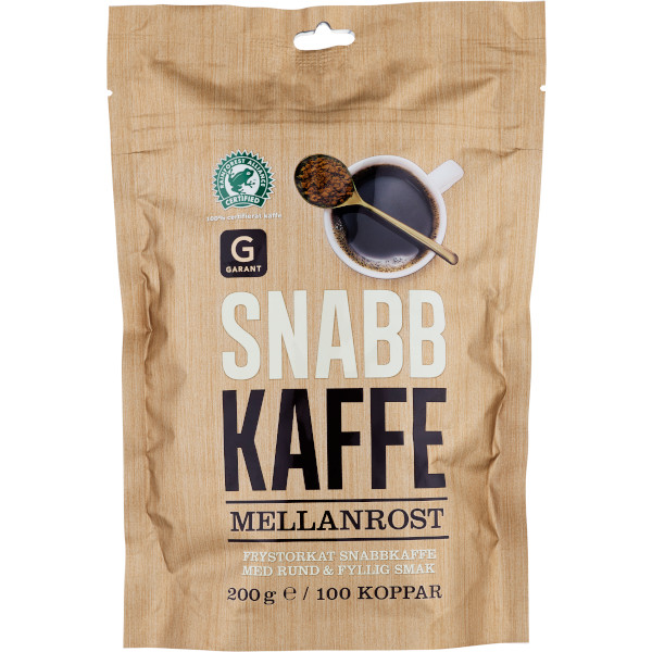 Garant Snabbkaffe Mellanrost