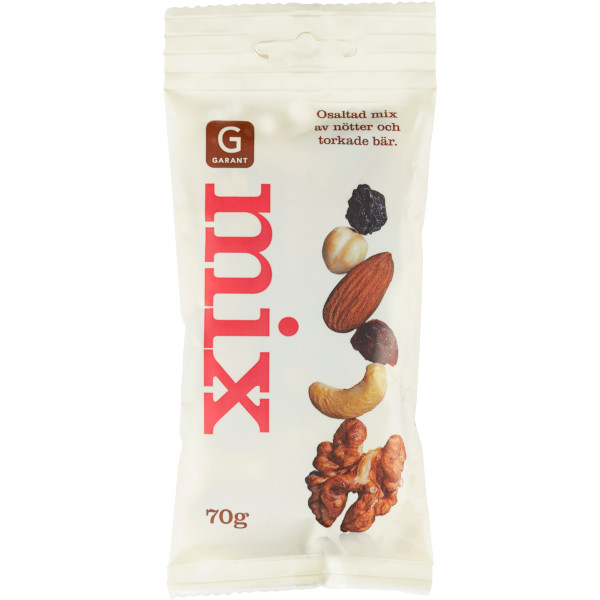 Garant Mix Osaltade Nötter & Torkade Bär