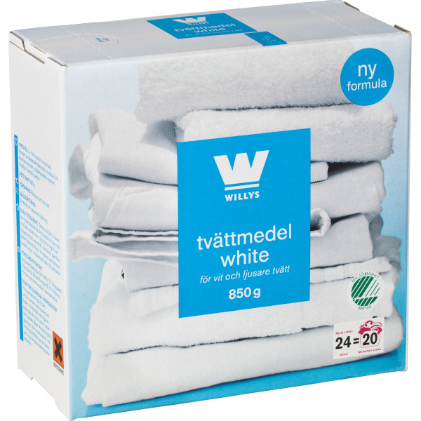 Willys Tvättmedel White
