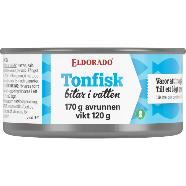 Eldorado Tonfisk Bitar Vatten