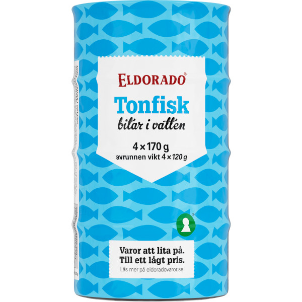 Eldorado Tonfisk Bitar Vatten