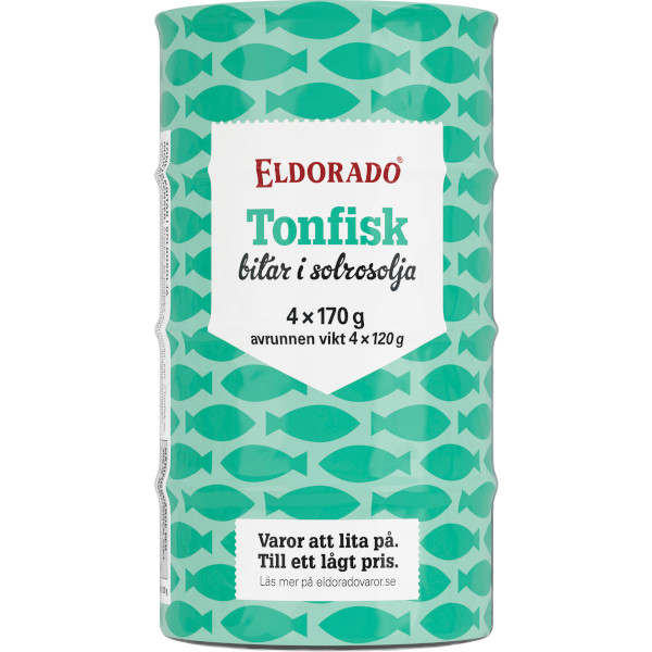 Eldorado Tonfisk Bitar Solrosolja