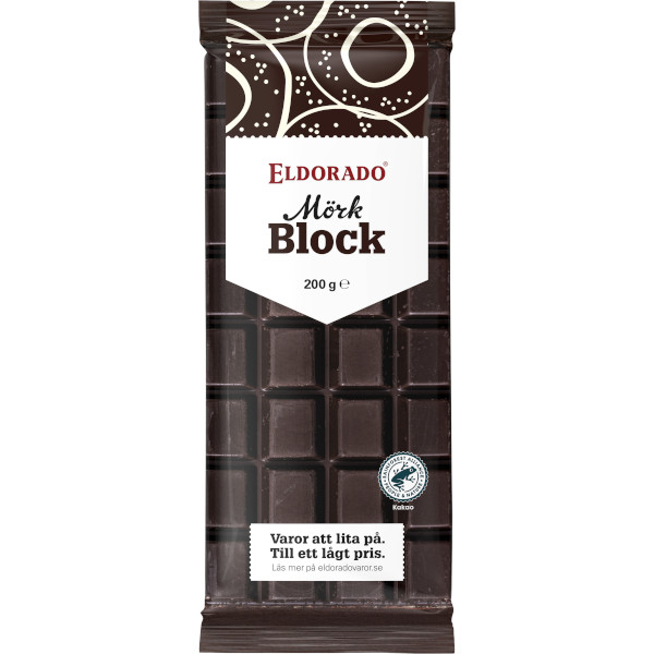Eldorado Blockchoklad Mörk