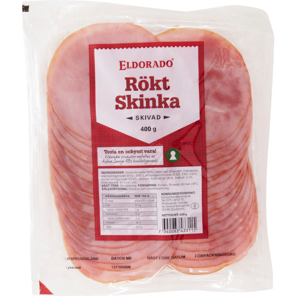 Eldorado Skinka Rökt Skivad