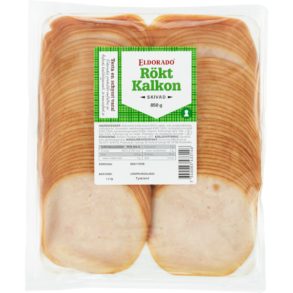 Eldorado Kalkon Rökt Skivad