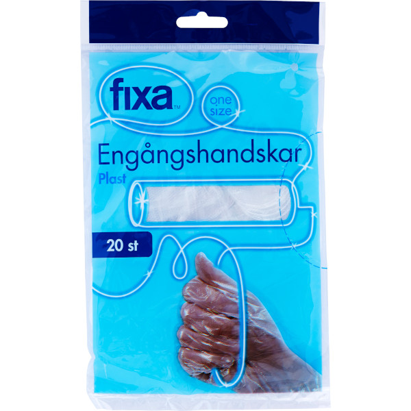 Fixa Engångshandksar Plast