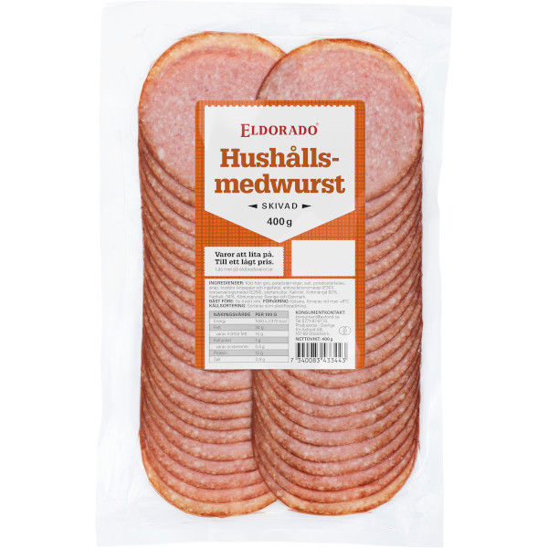 Eldorado Hushållsmedwurst Skivad