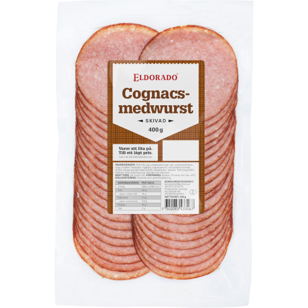 Eldorado Cognacsmedwurst Skivad
