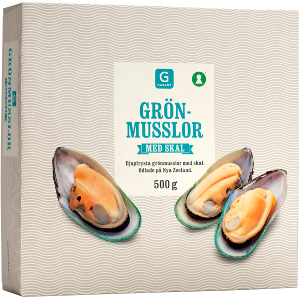 Garant Grönmusslor Med Skal