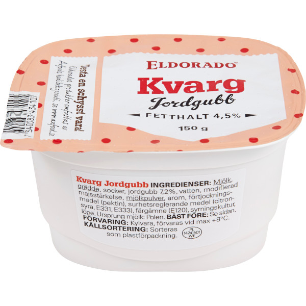 Eldorado Kvarg Jordgubb