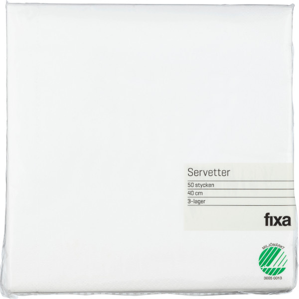 Fixa Servetter 40cm Vita