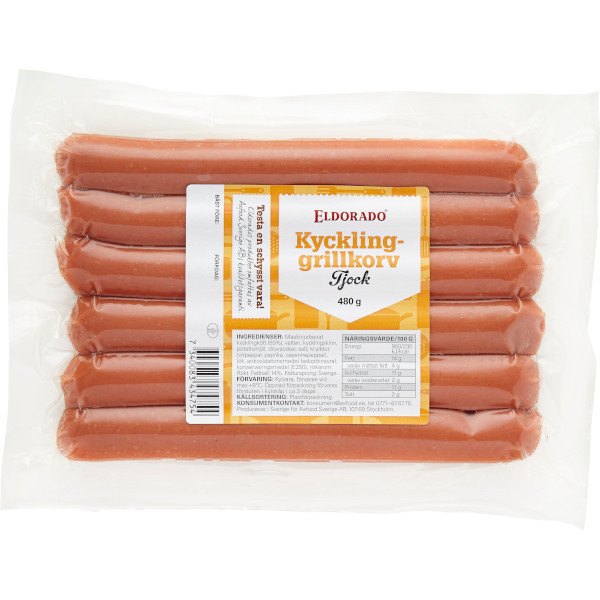Eldorado Kycklinggrillkorv Tjock