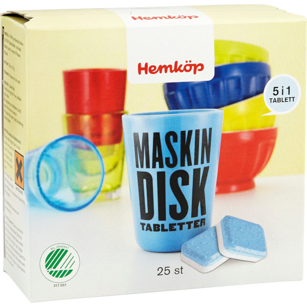 Hemköp Maskindisktabletter 5-i-1