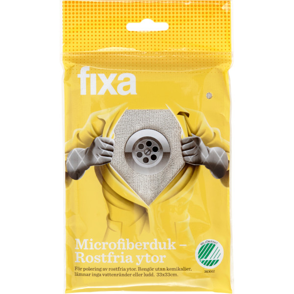 Fixa Microfiberduk Rostfria Ytor