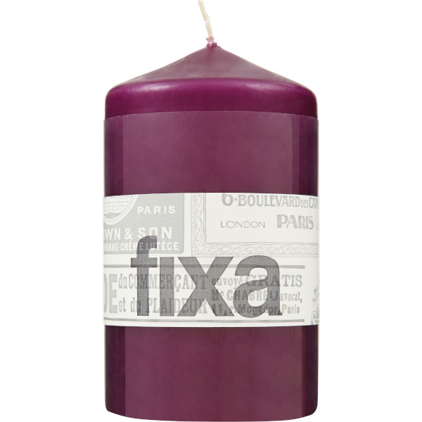 Fixa Blockljus 70x120mm Lila