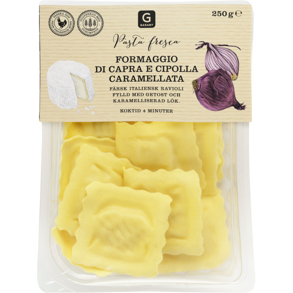 Garant Ravioli Formaggio Di Capra E Cipolla Caramellata