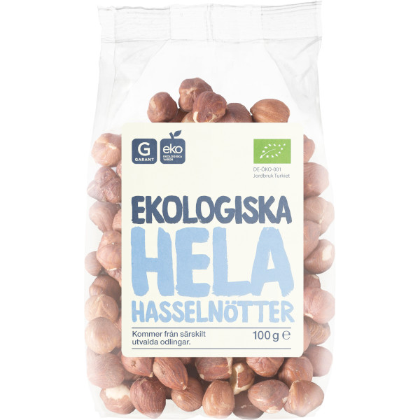Garant Hasselnötter Hela Ekologiska